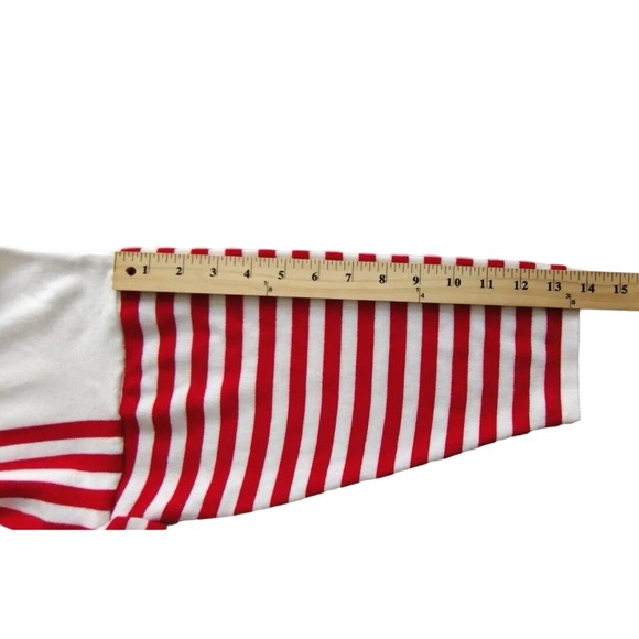 Philosophy Republic Clothing Womens 1X Red & White Stripe Long Sleeve Sweater - Picture 8 of 11